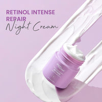 Earth Rhythm Retinol Night Cream Enriched with Vitamin B, C, & E, Clears Clogged Pores, Gives Radiant Skin, All Skin Type - 30gm