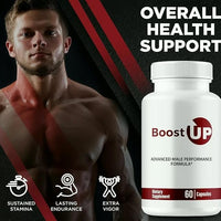 BoostUp for Men - Boost Up Male Performance - Supports a Healthy Blood Flow - Natural Ingredients - 60 Capsules/Slim Warriors