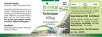 Fairvital | Selenium 200mcg from Selenium Yeast - Bulk Pack for 3 Months - HIGH Dosage - Vegan - 90 Tablets