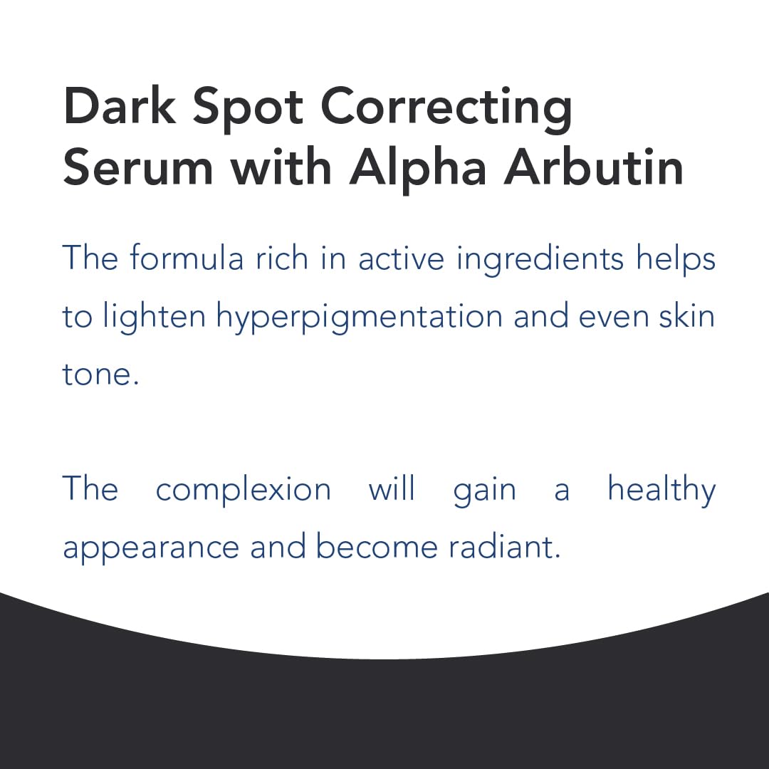 Novaclear Advanced Dark Spot Correcting Serum with 2% Alpha Arbutin, Melavoid & Azeloglycine – Skin Discoloration Lightening Serum – Brightening & Hyperpigmentation Treatment – 30 ML