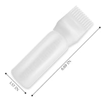 Gezimetie Root Comb Applicator Hair Dye 3 Pack Bottle with Graduated Scale