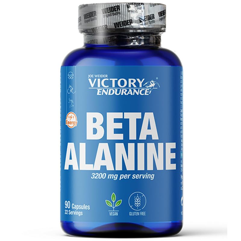VICTORY ENDURANCE Beta Alanine (90 Caps); Increases Endurance, Improves Muscle Contraction and Delays Fatigue