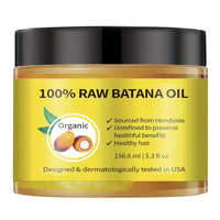 Lustrabelle Batana Oil for Hair Growth - For Scalp And Hair Care, Palm Oil Enriched, Plant Extracts, Scalp And Hair Care Product, Repairs Damaged Hair, Prevents Loss & Enhances Thickness - 156.6ml/5.3 fl oz