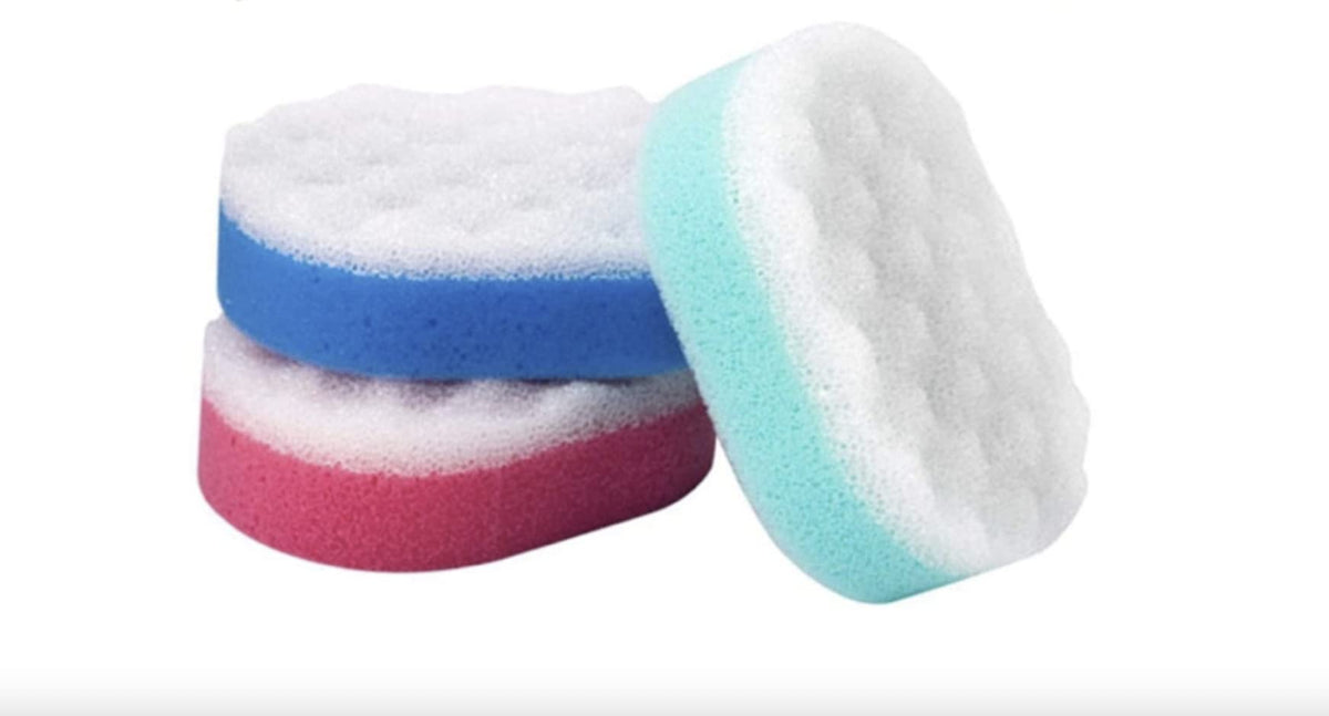 Coral White Coral Massage Sponge 3pk