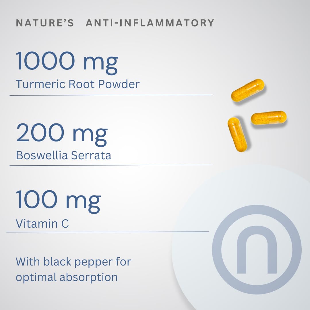 NUTRACENE Nutracene Turmeric 1,000mg with Black Pepper | Boswellia |