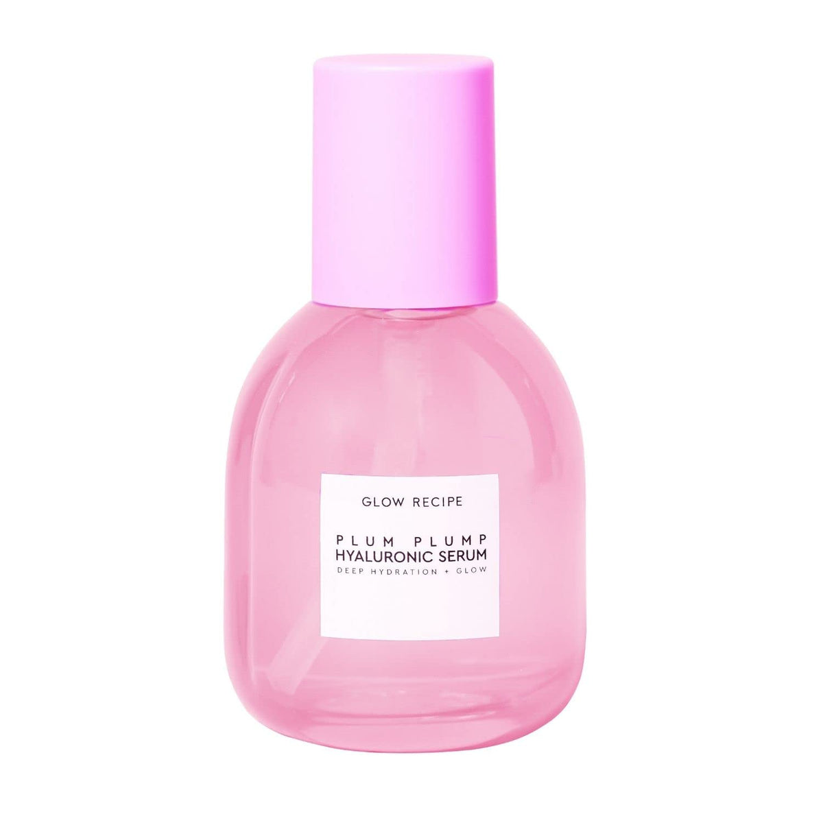 Glow Recipe Plum Plump Hyaluronic Serum Jumbo - Hydrating Hyaluronic Acid Facial Serum - Brightening Serum for Plump, Firm Skin and Youthful Looking Glow (60ml / 2oz)