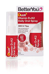 Better You BetterYou DLux+ Vitamin D+K2 - 12ml (Pack of 3)