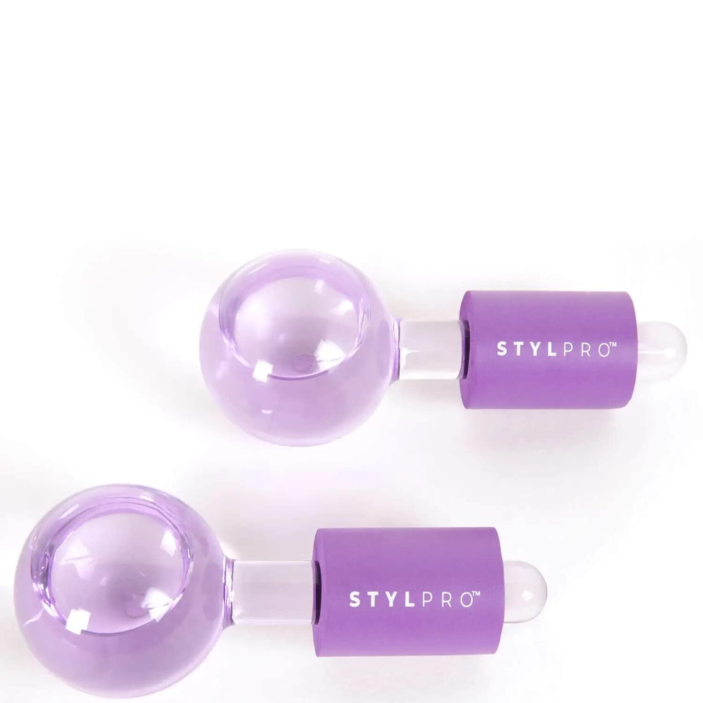 StylPro STYLPRO Facial Ice Globes | Cryotherapy | Ice Roller for Face and Eyes | Reduce Puffiness and Pores | Firm Skin | Facial Massage | Anti-Freeze Liquid Inside | Enhance Circulation | Brighter Complexion