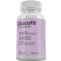 SUPPLEMENT PARADISE GlucoFit - The Healthy Alternative | Weight Management | 1 Month Supply | 60 Capsule