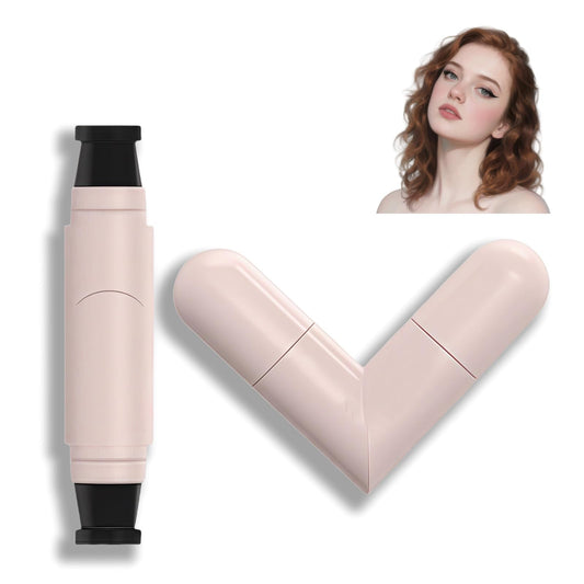 QinZiEn Eyeliner Stamp,Double-Tip Rotatable Winged Eyeliner Stamp,Waterproof Eyeliner,Non Smudge Eyeli/ner,Eyeli/ner Tool for Beginner,Eye Make-Up,Eyel/iner Stencil,Quick Dry Eye/liner Pen,Black Eye/liner