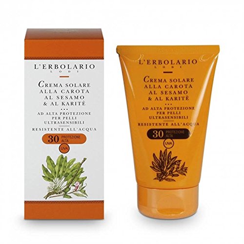 The ERBOLARIO – Solar Cream Carrot to the sesame and the Shea SPF 30 – 125 ml