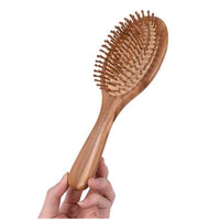 kandid Kandid Luxury Wooden Hairbrush with natural striping - 70 bristles - Size: 24cm x 9cm x 3.5cm
