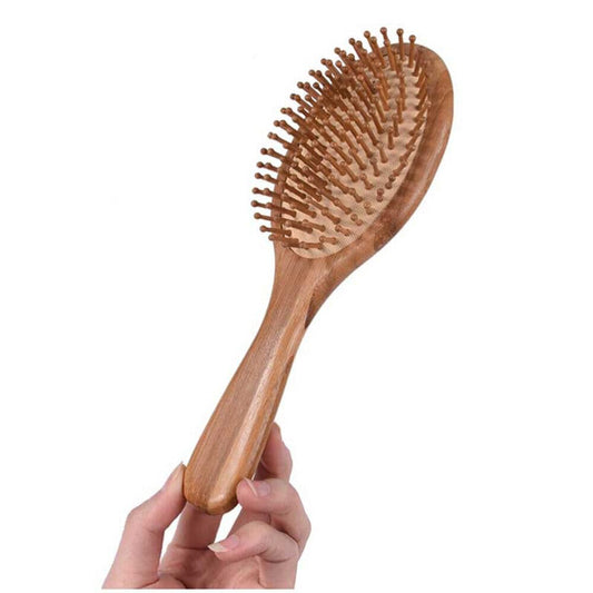 kandid Kandid Luxury Wooden Hairbrush with natural striping - 70 bristles - Size: 24cm x 9cm x 3.5cm