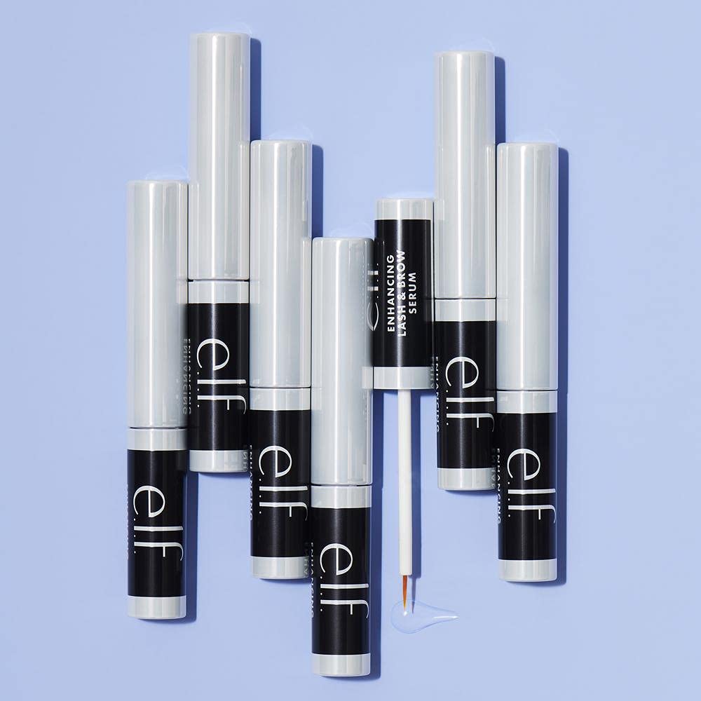 e.l.f Amp'd Lash & Brow Serum, Nourishing Formula For Longer-Looking Lashes & Brows, Vegan & Cruelty-Free