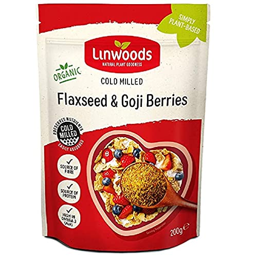 Linwoods (Pack Of 10) - Sun Dried Goji Organic Milled Flaxseed | LINWOODS