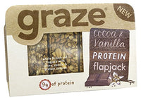 GRAZE Graze Cocoa And Vanilla Protein Flapjack 54 g (Pack of 9)