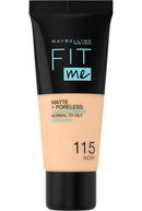 Maybelline Fond de Teint Fit Me Matte & Poreless – 115 Ivoire