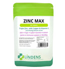 Lindens Triple Strength Zinc Citrate Max 3-Pack 270 Tabs w/Vitamin C & Copper