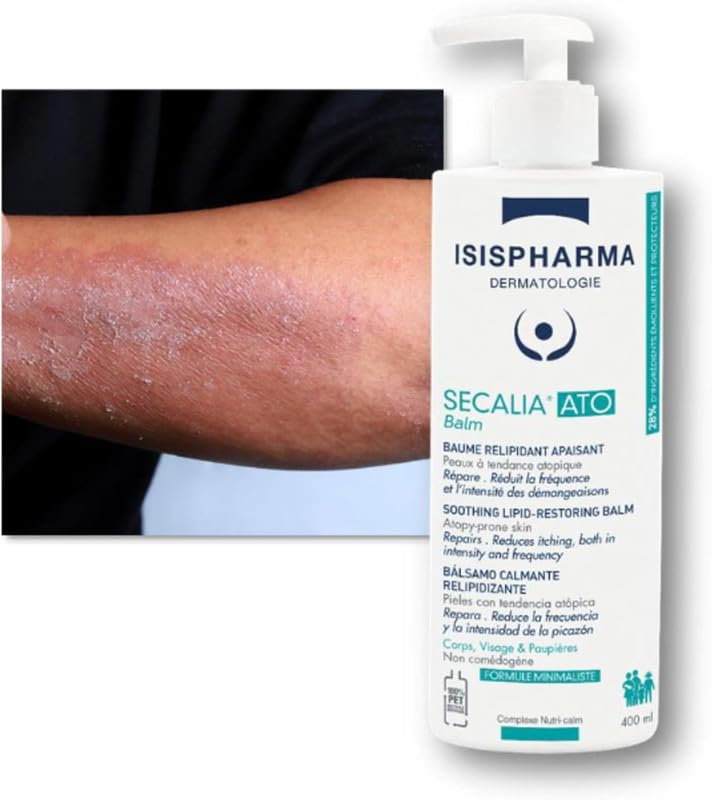 IsisPharma ISISPHARMA SECALIA ATO Balm 40 ml - Body lotion for Dry skin with an atopic tendency - Reduces the frequency and intensity of itching - Body Lotion lipid-replenishing fluid balm - Made in France
