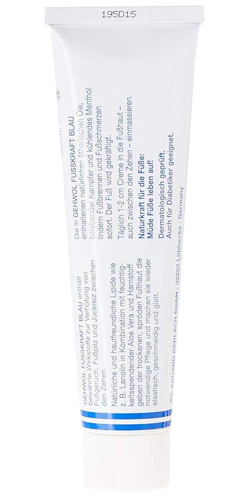 Gehwol Foot Cream Tube, Blue 125 ml
