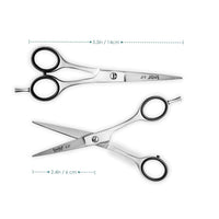 Tecto 5.5“ Professional Hair Scissors - Hair Cutting Shears- Barber Scissor- Premium Stainless Steel Sharp Hairdressing Scissors for Barber, Children, Men, and Women Cutting,for Home & Salon