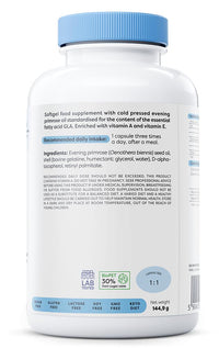OSAVI Osavi Primrose Oil 1800 mg with Vitamin A & E – 180 Softgels | Cold–Pressed Evening Primrose Oil with GLA, Enriched with Vitamin A & E | Supports Skin Health & Cell Protection