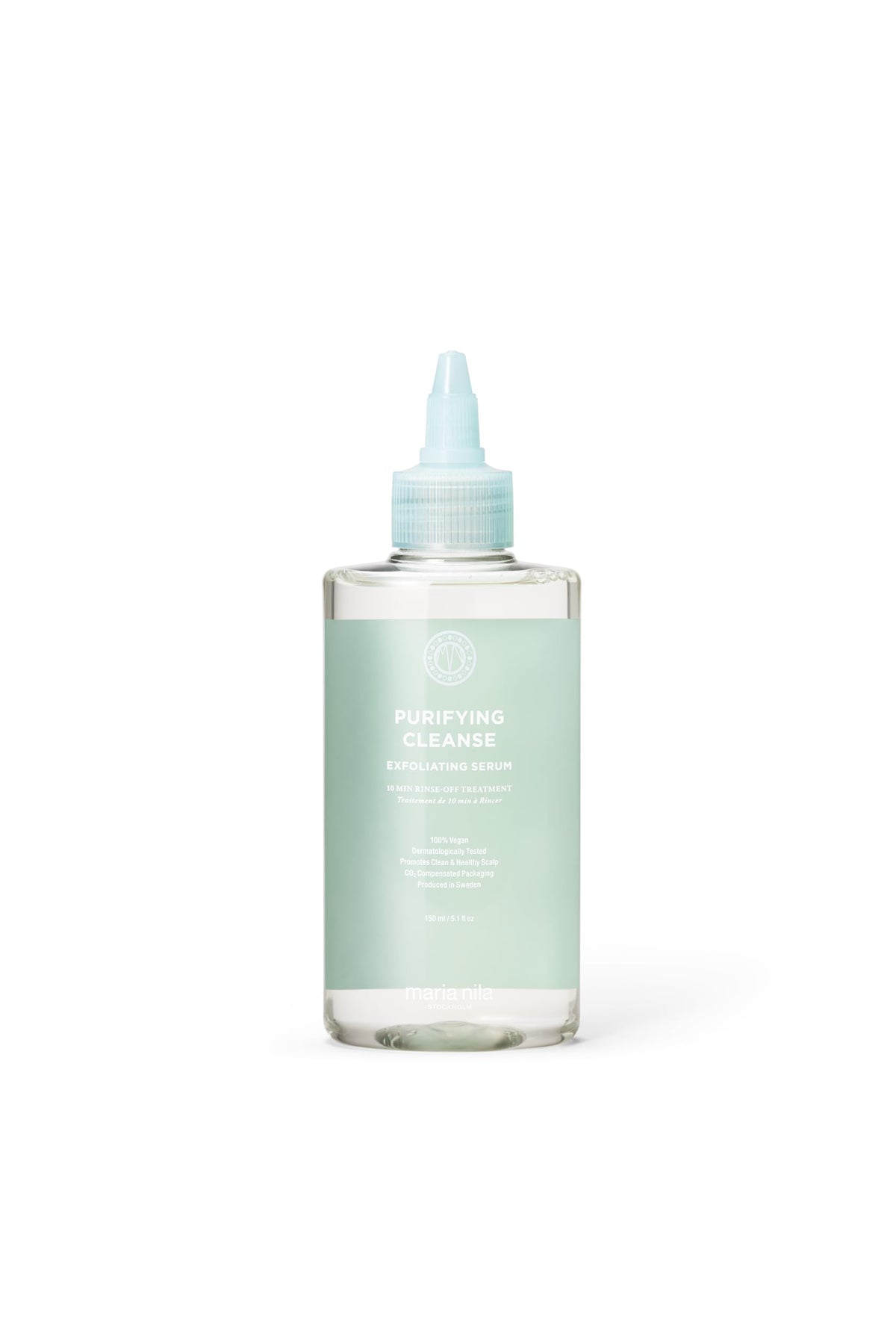 Maria Nila Purifying Cleanse, Exfoliating Serum 150 ml, Exfoliate Scalp from Build up, Cleansing Glycolic Acid (5%) & AHA for Removing dead cells