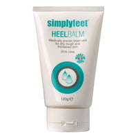 Simply Feet Heel Balm | 25% Urea for Rough, Dry Heels & Soles | Rich Emollient Formula | Easy-to-Apply Texture | Fresh Mint Scent | Paraben & Perfume Free | Made in the UK (120g)