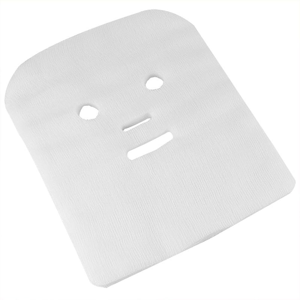 100 Pcs Gauze Mask Pre Cut Cotton Gauze Face Covers Soft Breathable Facial Pads for DIY Skincare Spa Beauty Salon Women Girls Home Use 12 x 10 inch