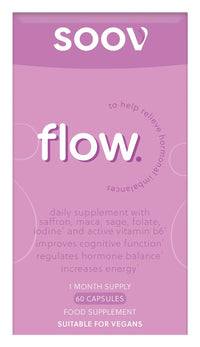Flow by Soov | Daily Period Health Multivitamin | Relieve Hormonal Imbalances Throughout The Month | G&G Vitamins