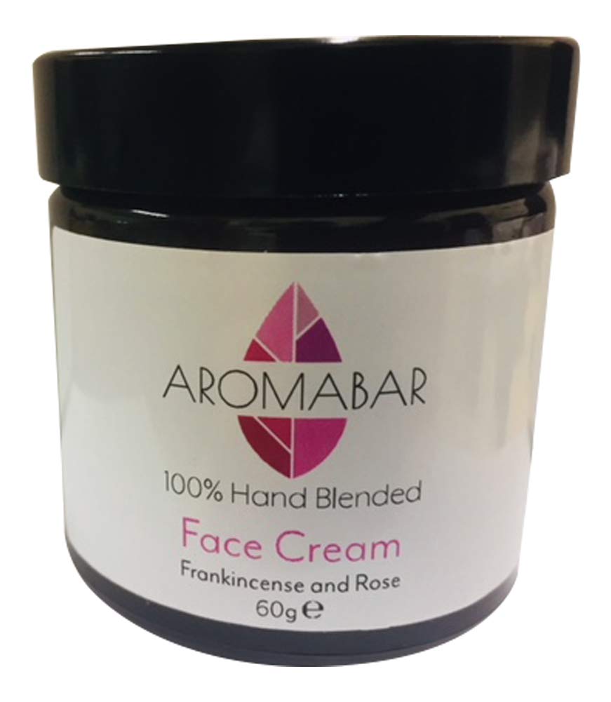 Aromabar Aromatherapy Frankincense & Rose Moisturiser Face Cream 60g Paraben Free