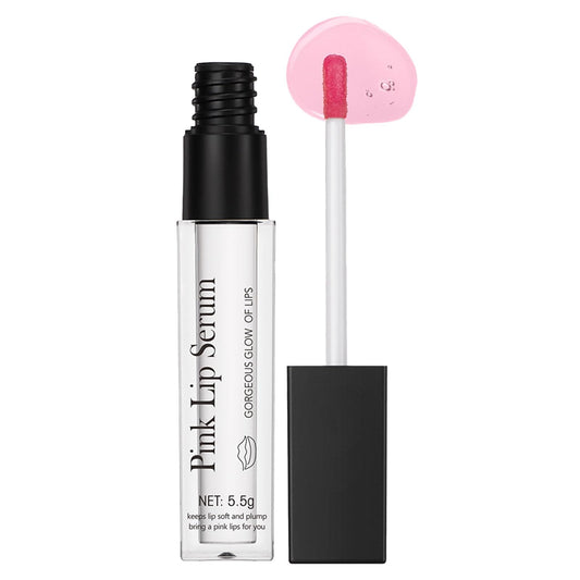 TBeautfave Lip Plumper - Natural Lip Plumper And Lip Care Serum, Pink Lip Gloss, Tinted Lip Balm, Moisturizing Repair Lip Gloss, Hydrating & Reduce Fine Lines, Nourishing Repair Lip Oil