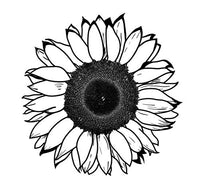 ASVP Shop Sunflower Temporary Tattoo Large Size Pack Of 4