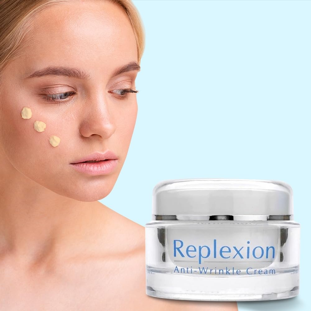 Replexion Anti-Wrinkle Cream- Nourish and Restore with Anti-Aging Creams Enriched with Shea Butter, Peptides and vitamins A&C - Day and Night Skin Face Cream for Men and Women - 50 ml