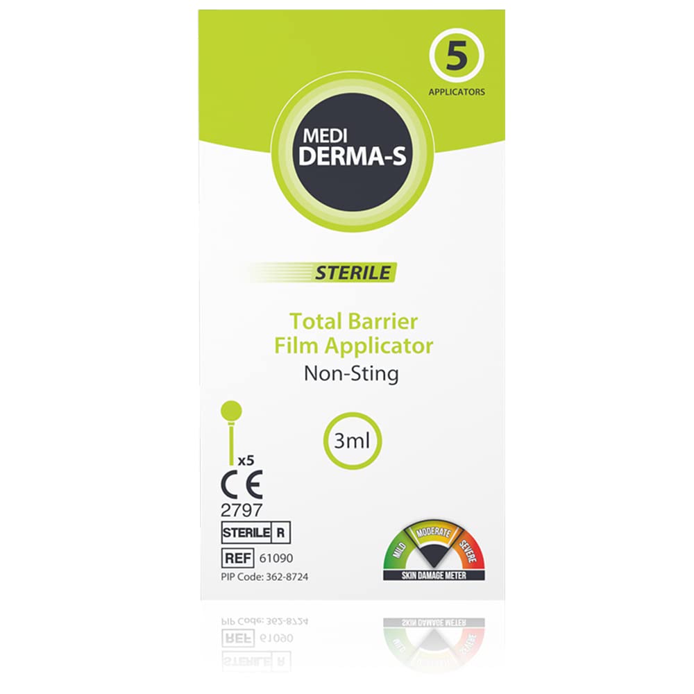 Medi Derma-S BarrierEase Skin Protection Applicator: Gentle Defense for Mild to Moderate Skin Damage - 3ml x 5 Pack