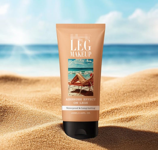 SHEBEEDO Leg Makeup Full Coverage Waterproof No Transfer Leg Makeup To Cover Veins Concealer For Mature Skin Smooth Tone Body Make up Long Lasting Leg And Body Scar Cover Up (#02 With Brush, One Size)