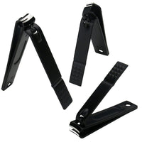GLAMNE Glamne Manicure Set Nail Clippers Kit Professional Stainless Steel Nail Care Tools with Leather Travel Case 10 in 1 Black