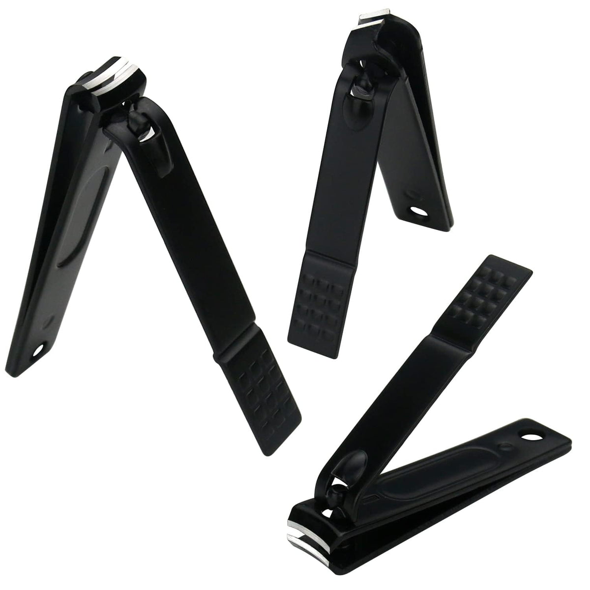 GLAMNE Glamne Manicure Set Nail Clippers Kit Professional Stainless Steel Nail Care Tools with Leather Travel Case 10 in 1 Black