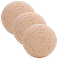 Label Provence Nature Label Provence - French Shampoo Bar Made With Organic Donkey Milk - For Coloured Hair - 110g - Set of 3