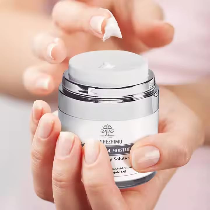 SHUIHEZHIMU Advanced Corrective Moisturiser, Age-Defying Solution with 2.5% Retinol, 10% Hyaluronic Acid, Vitamin E
