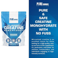 Pure Source Nutrition Pure Source Nutrion Pure Micronised Creatine Monohydrate 500g Powder