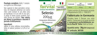 Fairvital | Selenium 200mcg from Selenium Yeast - Bulk Pack for 3 Months - HIGH Dosage - Vegan - 90 Tablets