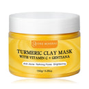 One Mineral Tumeric clay Mask With Vitamin C and Gentiana, Face Mask, Improves skin tone, Dark Spots and Smooth Skin 150G