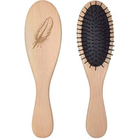 Azeeda 'Inky Quill' Wooden Hairbrush (HA00047662)