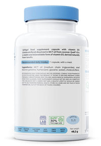 OSAVI Osavi Vitamin D3 2000 IU – 120 Softgels | Supports Immune Function | Bone Health | Muscle Function and Calcium Absorption | Contains Quali®–D | Derived from Natural Lanolin and MCT Oil from Coconut