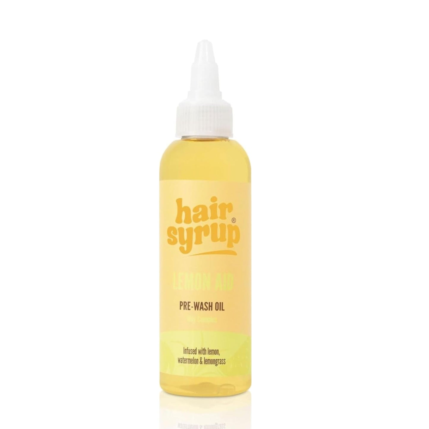 Hair Syrup | Lemon-Aid Pre-Wash Hair Oil | Refresh & Rejuvenate Your Scalp | Infused with Lemon, Watermelon & Lemongrass | Vegan | 100% Natural | 100ml