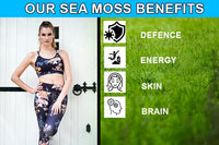 MetaSuperfoods Sea Moss and Bladderwrack 120 Capsules (3600mg) | Vegan | Wild Harvested Sea Moss | Non GMO | Dr Sebi Irish Sea Moss