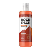 Rockface Rock Face Shower Gel - Power All In One Body Wash for Men, 410ml, Spicy Oriental Scent, Suitable for Hair and Body, Long Lasting Fragrance