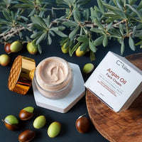 The Cosmetic Republic Argan Oil Face Cream - Hydrating Skin Moisturizer for All Skin Types, Organic, Natural, Plant-Based