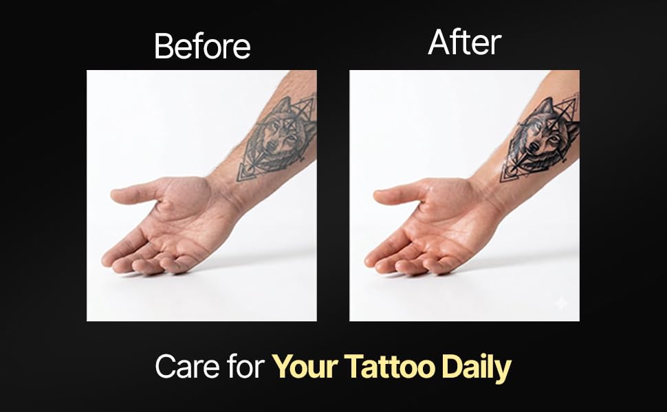Premium Tattoo® Balm 50g – Tattoo Aftercare Balm for New & Old Tattoos – Soothing Tattoo Moisturiser with Shea Butter, Jojoba, Coconut & Vitamin B5- Vegan Tattoo Butter for Bright, Healthy-Looking Ink